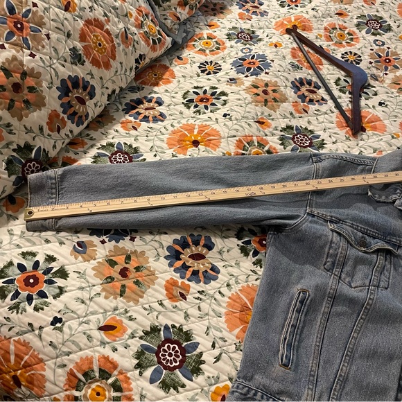 Levi Strauss Signature 1873 Denim Trucker Jacket Size L Men's in Blue Denim - Picture 8 of 8